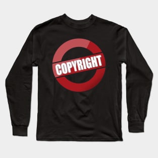 Modern design no copyright Long Sleeve T-Shirt